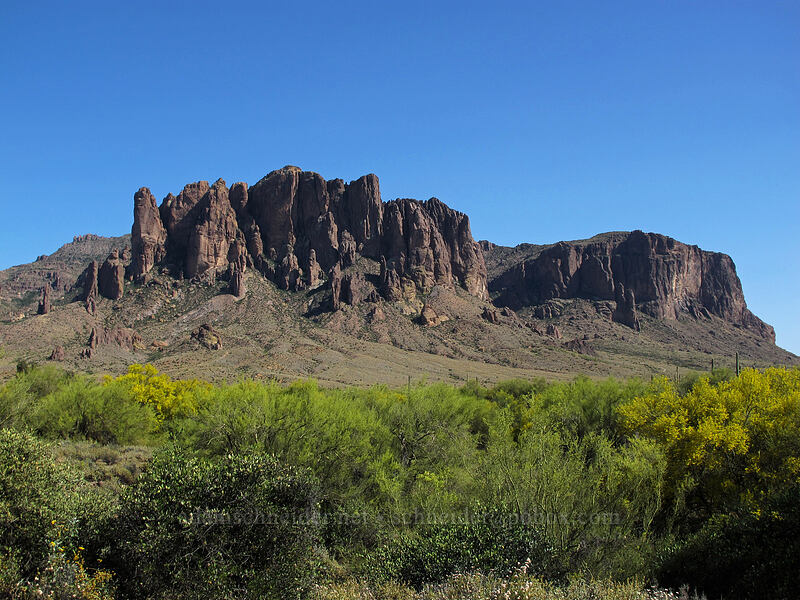 Superstition Mountain [Siphon Draw Trail, Lost Dutchman State Park, Pinal County, Arizona]