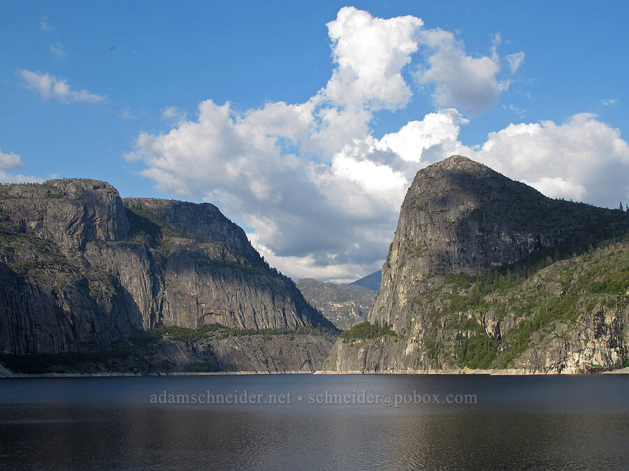 Hetch Hetchy Dome & Kolana Rock [Hetch Hetchy Reservoir, Yosemite National Park, Tuolumne County, California]