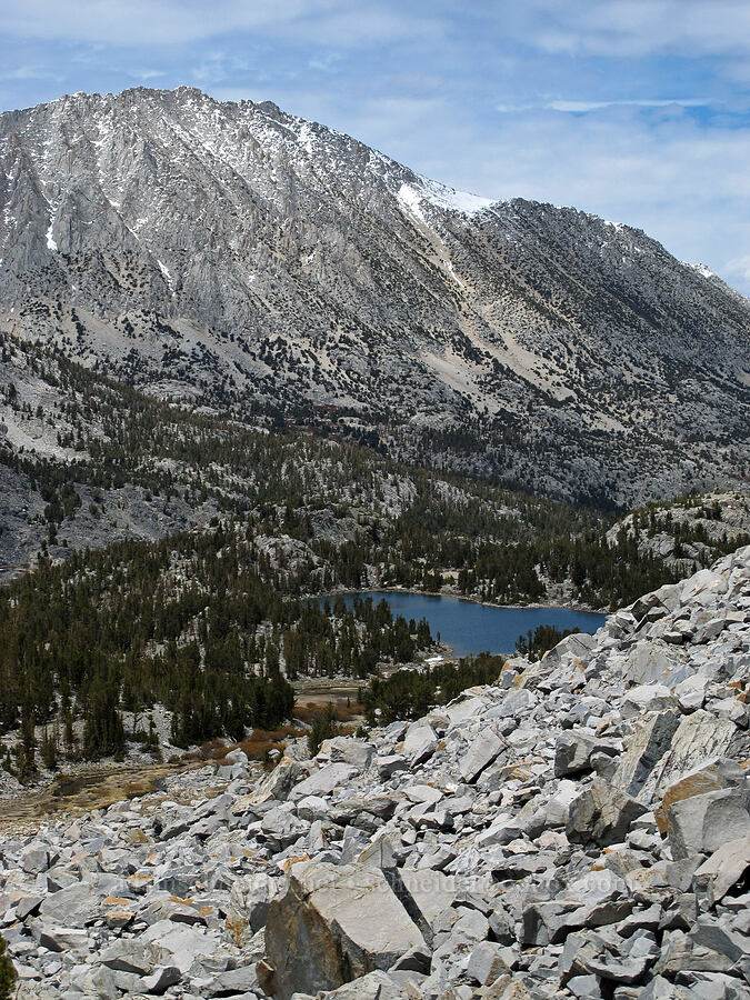 Mt. Starr & Chickenfoot Lake [Morgan Pass Trail, John Muir Wilderness, Inyo County, California]