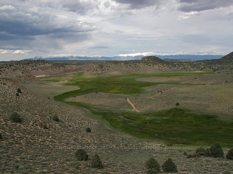 Little Round Valley & White Mountains [Crowley Lake Road, Mono County, California]