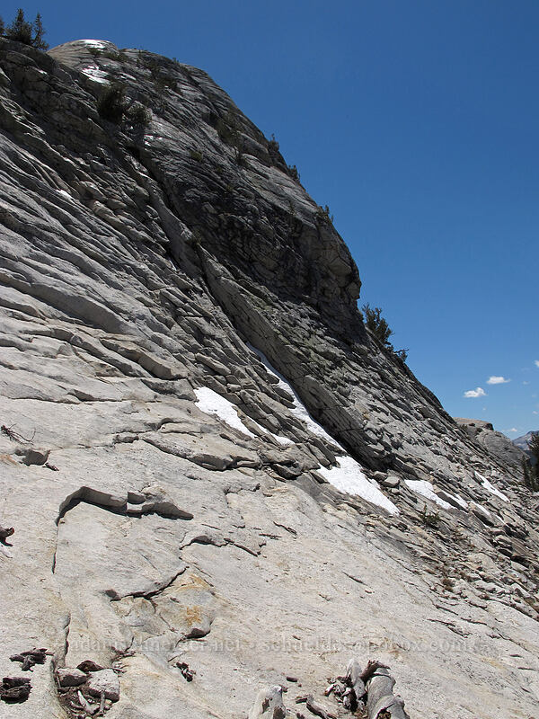 granite & snow [Lembert Dome, Yosemite National Park, Tuolumne County, California]