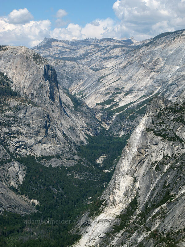 Tenaya Canyon [Glacier Point, Yosemite National Park, Mariposa County, California]