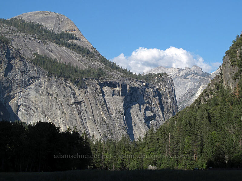 North Dome [Leidig Meadow, Yosemite National Park, Mariposa County, California]