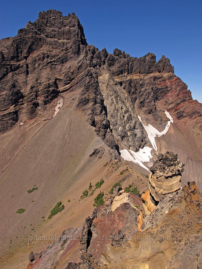 Three-Fingered Jack [Three-Fingered Jack's east ridge, Mt. Jefferson Wilderness, Jefferson County, Oregon]