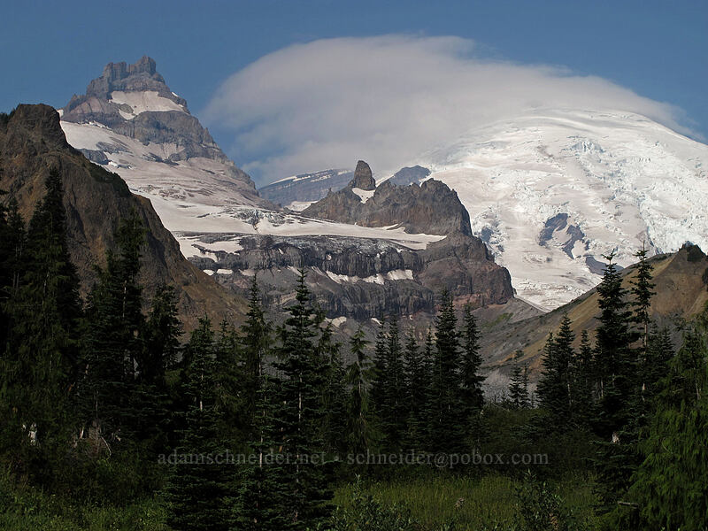 Little Tahoma & Mount Rainier [Wonderland Trail, Mt. Rainier National Park, Pierce County, Washington]