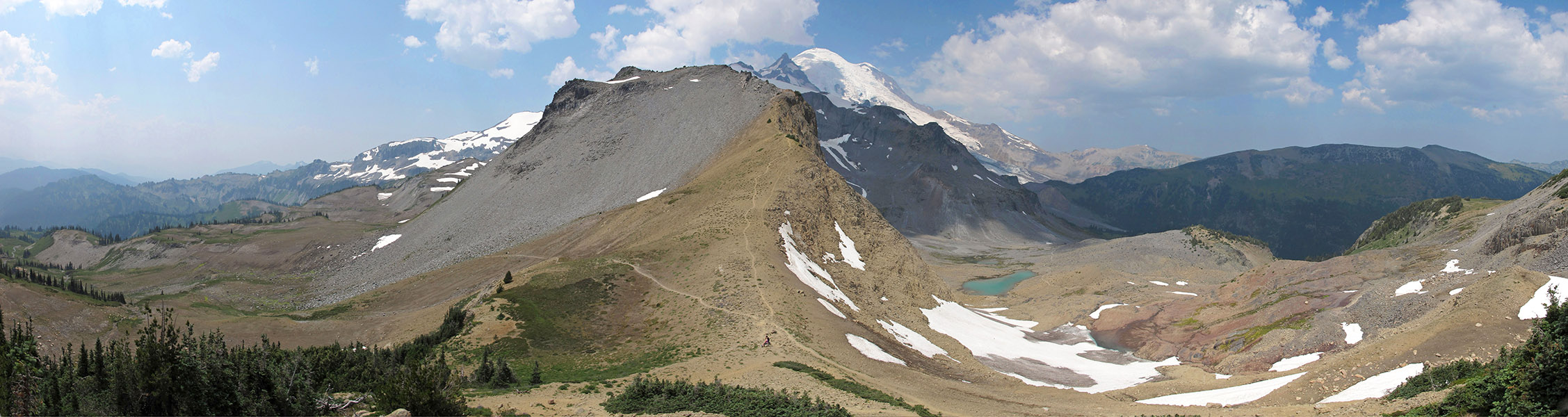 Panhandle Gap panorama [Panhandle Gap, Mt. Rainier National Park, Pierce County, Washington]