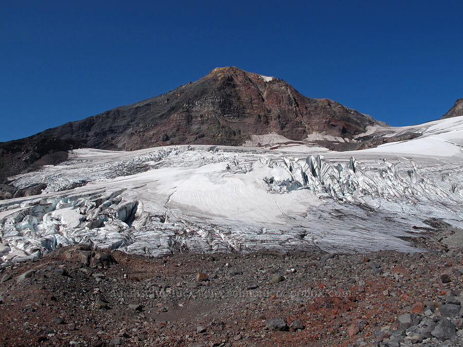 Middle Sister & Hayden Glacier [north of Hayden Glacier, Three Sisters Wilderness, Deschutes County, Oregon]