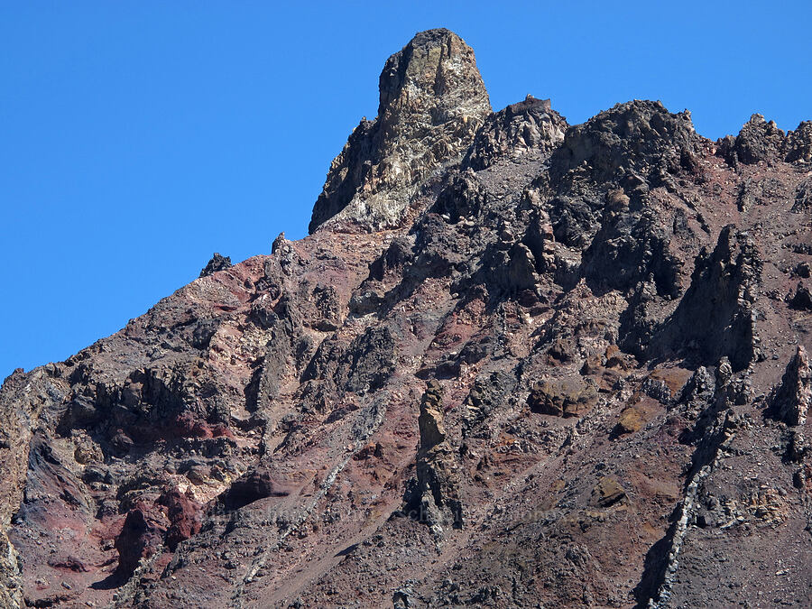 summit of North Sister [below North Sister, Three Sisters Wilderness, Deschutes County, Oregon]