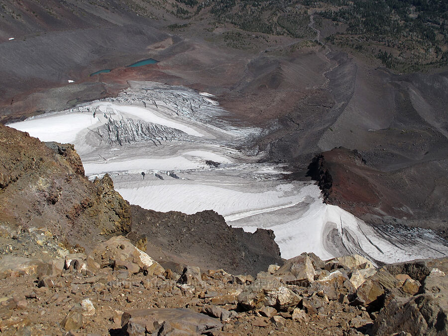 Hayden Glacier [Middle Sister summit, Three Sisters Wilderness, Deschutes County, Oregon]
