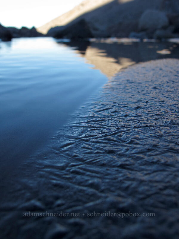 patterns in the sand [Timberline Trail, Mt. Hood Wilderness, Hood River County, Oregon]