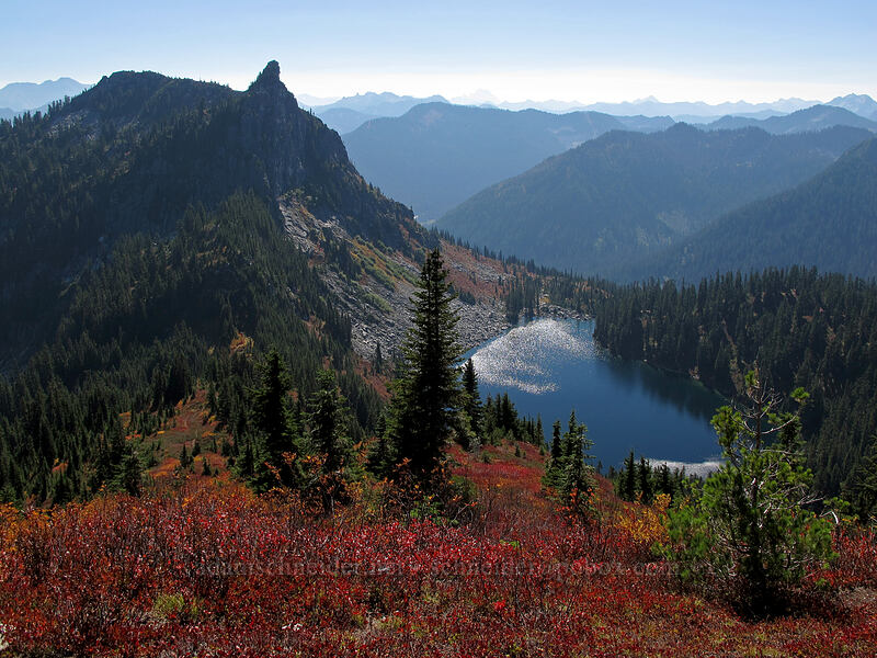 Lichtenberg Mountain & Lake Valhalla [Mt. McCausland, Henry M. Jackson Wilderness, Chelan County, Washington]
