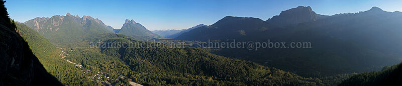 Town Wall panorama [Index Town Wall, Index, Snohomish County, Washington]