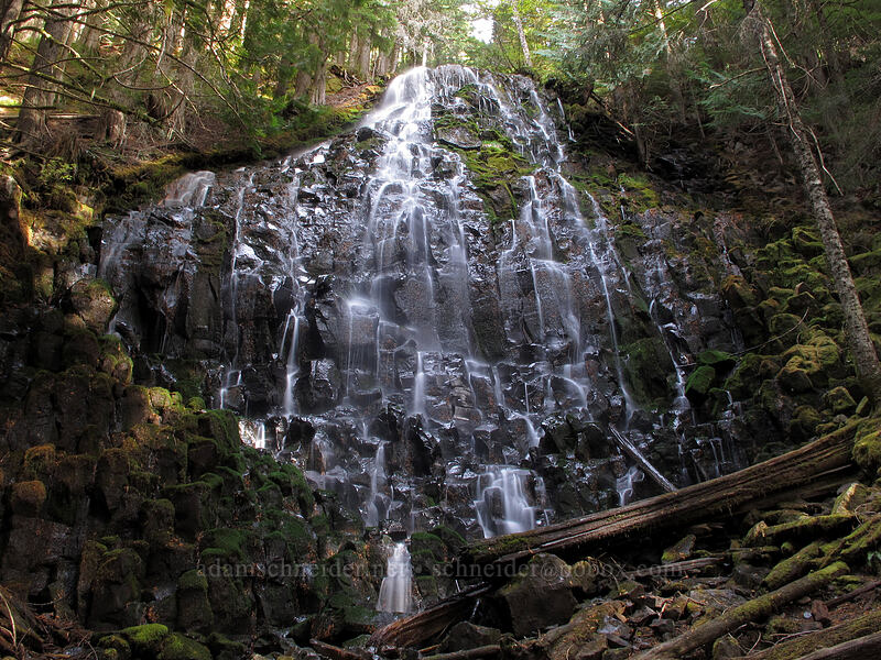 Ramona Falls [Ramona Falls Trail, Mt. Hood Wilderness, Clackamas County, Oregon]