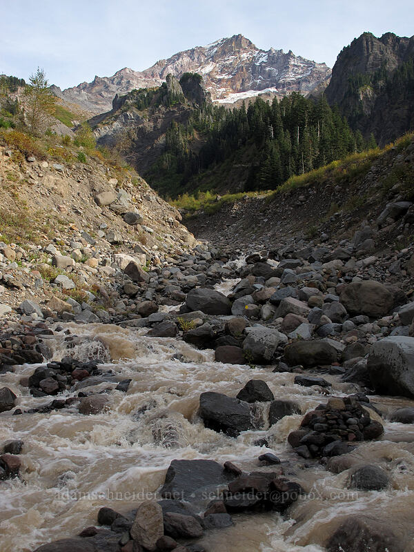 Mount Hood & Muddy Fork [Pacific Crest Trail, Mt. Hood Wilderness, Clackamas County, Oregon]