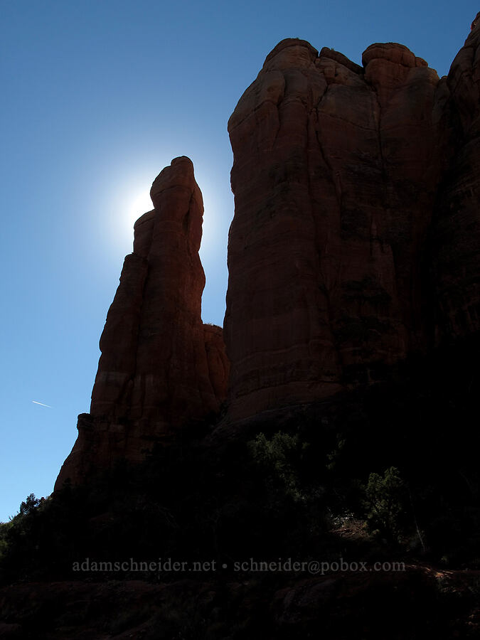 spires of Cathedral Rock [Cathedral Rock Trail, Coconino National Forest, Yavapai County, Arizona]