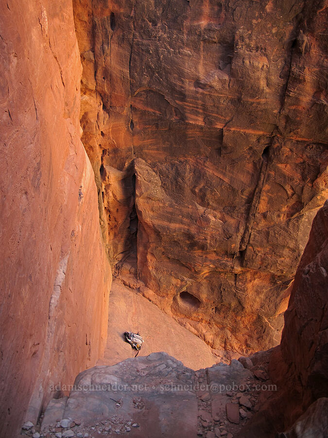 sandstone walls [Cathedral Rock, Coconino National Forest, Yavapai County, Arizona]