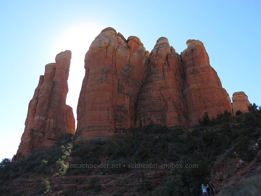 spires of Cathedral Rock [Cathedral Rock Trail, Coconino National Forest, Yavapai County, Arizona]