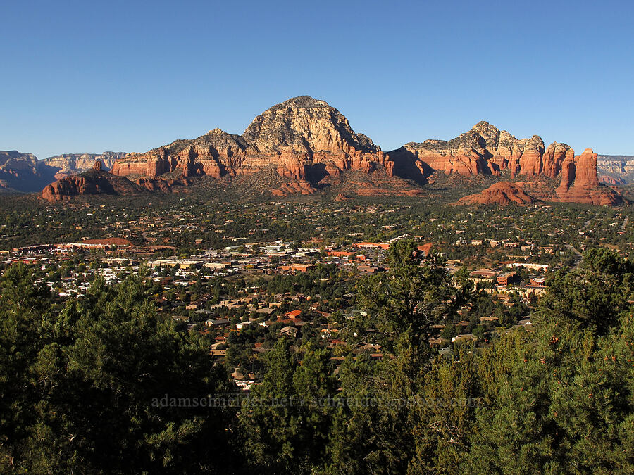 Grasshopper Flat (West Sedona), Capitol Butte, & Coffee Pot Rock [Airport Mesa, Sedona, Yavapai County, Arizona]
