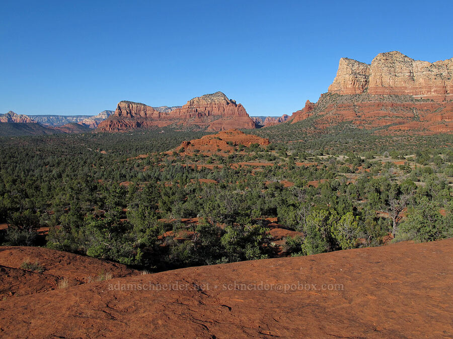 buttes [Bell Rock Trail, Munds Mountain Wilderness, Yavapai County, Arizona]
