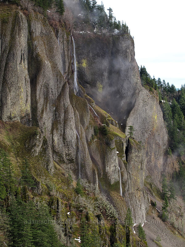 waterfall on Hamilton Mountain [Little Hamilton Mountain, Beacon Rock State Park, Skamania County, Washington]