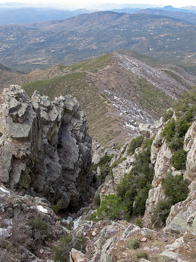 the climbing route [Brown's Peak, Tonto National Forest, Maricopa County, Arizona]