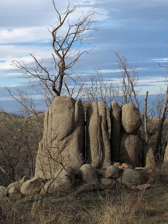vertical rocks [Brown's Trail, Tonto National Forest, Maricopa County, Arizona]