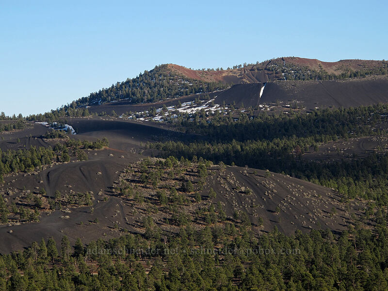 Double Crater [Cinder Hills Vista, Sunset Crater Volcano National Monument, Coconino County, Arizona]