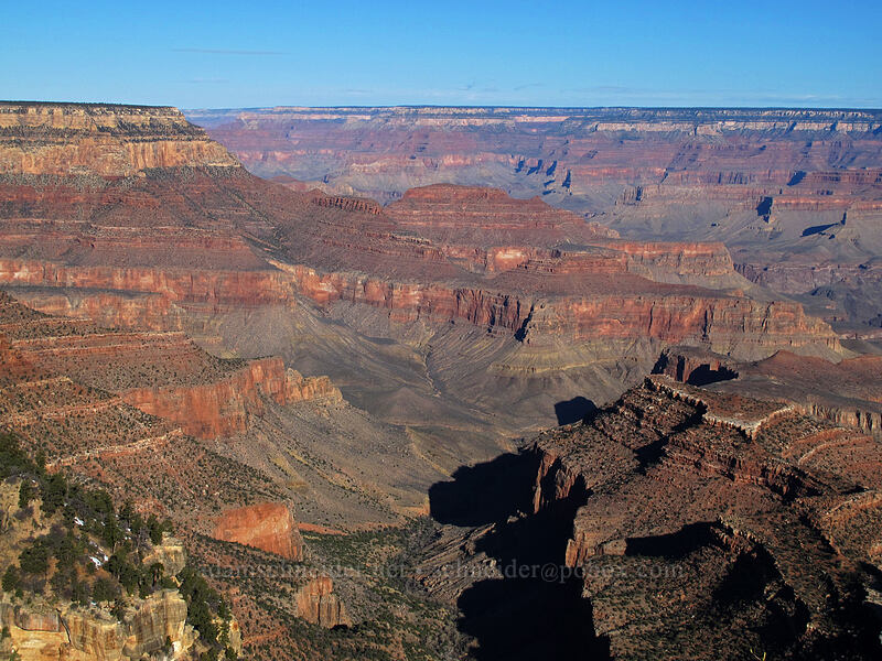 Lyell Butte & Grapevine Creek Canyon [Grandview Point, Grand Canyon National Park, Coconino County, Arizona]