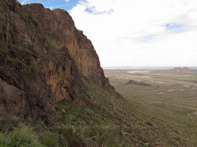 cliffs [Hunter Trail, Picacho Peak State Park, Pinal County, Arizona]