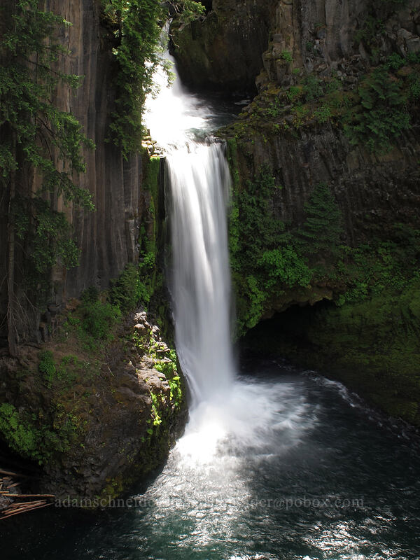 Toketee Falls [Toketee Falls Trail, Umpqua National Forest, Douglas County, Oregon]
