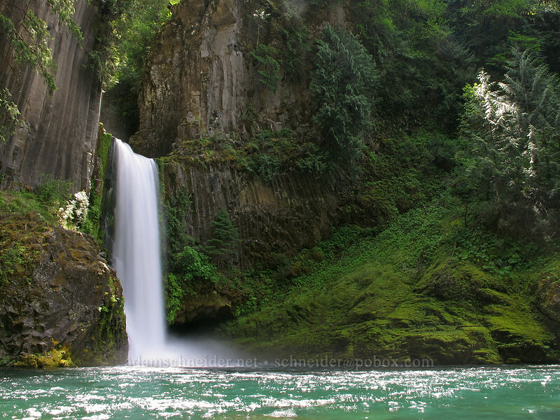 Toketee Falls [Toketee Falls Trail, Umpqua National Forest, Douglas County, Oregon]