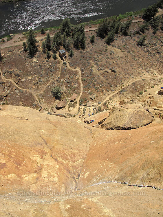 Morning Glory Wall, from above [Misery Ridge, Smith Rock State Park, Deschutes County, Oregon]
