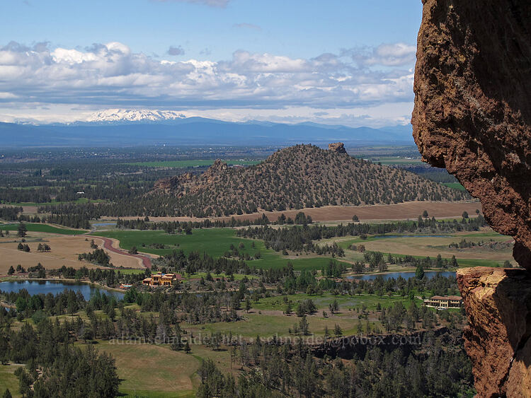 Mt. Jefferson & Coyote Butte [The Springboard, Smith Rock State Park, Deschutes County, Oregon]