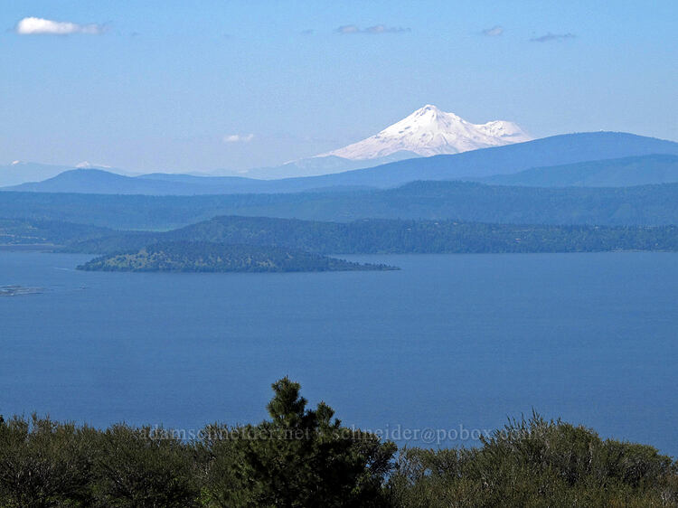 Mt. Shasta & Upper Klamath Lake [Modoc Rim, Fremont-Winema National Forest, Klamath County, Oregon]