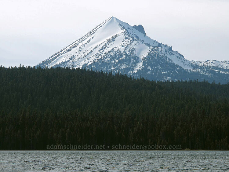 Mt. McLoughlin & Lake of the Woods [Rainbow Bay, Fremont-Winema National Forest, Klamath County, Oregon]