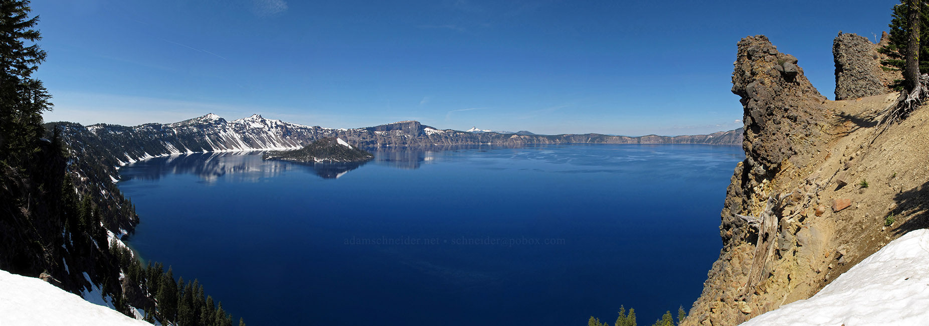 Crater Lake panorama [Garfield Peak Trail, Crater Lake National Park, Klamath County, Oregon]