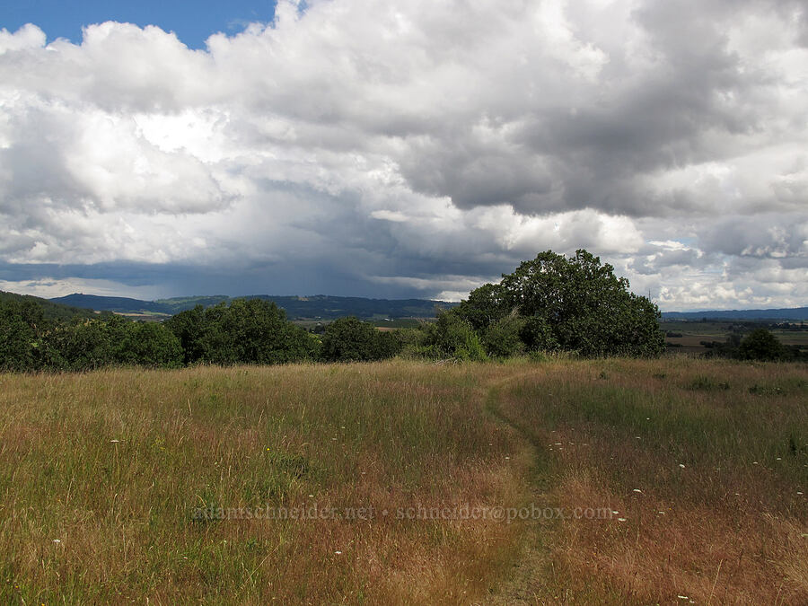 distant storms [Baskett Slough NWR, Polk County, Oregon]