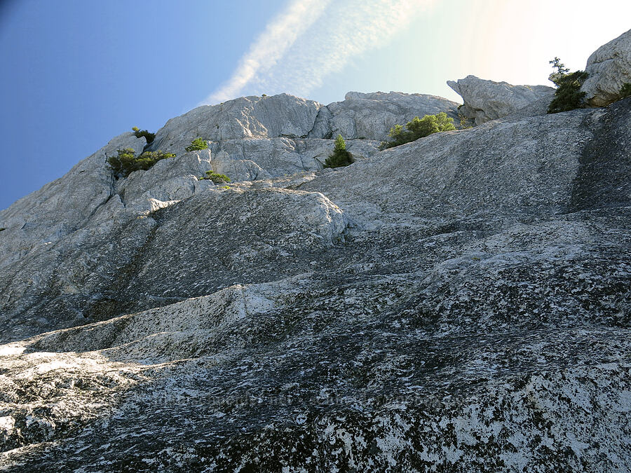 west face of Castle Dome [Castle Dome, Castle Crags Wilderness, Shasta County, California]