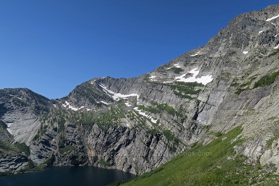 Leigh Lake & Snowshoe Peak [above Leigh Lake, Cabinet Mountains Wilderness, Lincoln County, Montana]