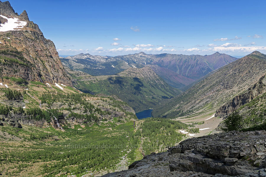 A Peak & Granite Lake [Snowshoe Peak-Bockman Peak ridge, Cabinet Mountains Wilderness, Lincoln County, Montana]