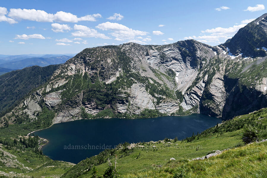 Leigh Lake [above Leigh Lake, Cabinet Mountains Wilderness, Lincoln County, Montana]