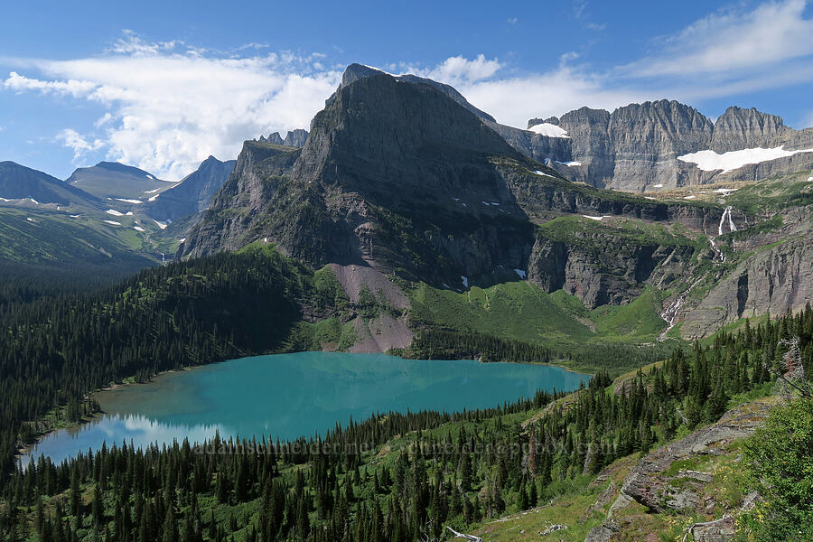 Angel Wing & Grinnell Lake [Grinnell Glacier Trail, Glacier National Park, Glacier County, Montana]