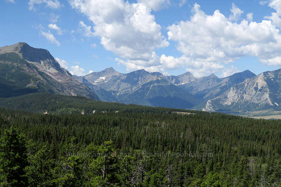 mountains around Waterton Lakes [Highway 6, Waterton, Alberta, Canada]