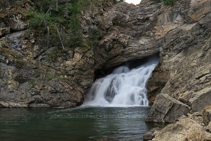 Running Eagle Falls (Trick Falls) [Running Eagle Falls Trail, Glacier National Park, Glacier County, Montana]
