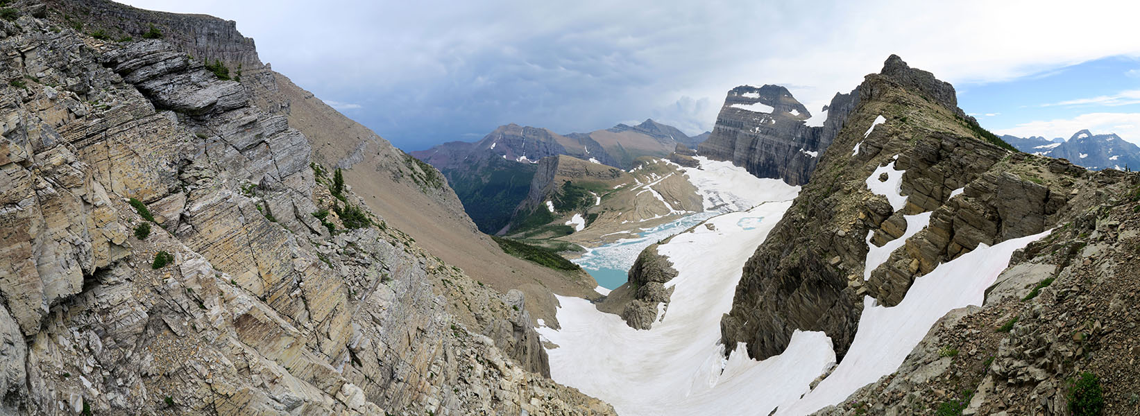 Garden Wall panorama [Garden Wall Trail, Glacier National Park, Glacier County, Montana]