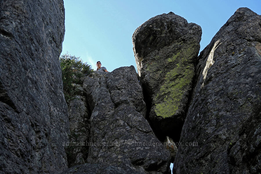 cliffs [Bulo Point, Mt. Hood National Forest, Wasco County, Oregon]