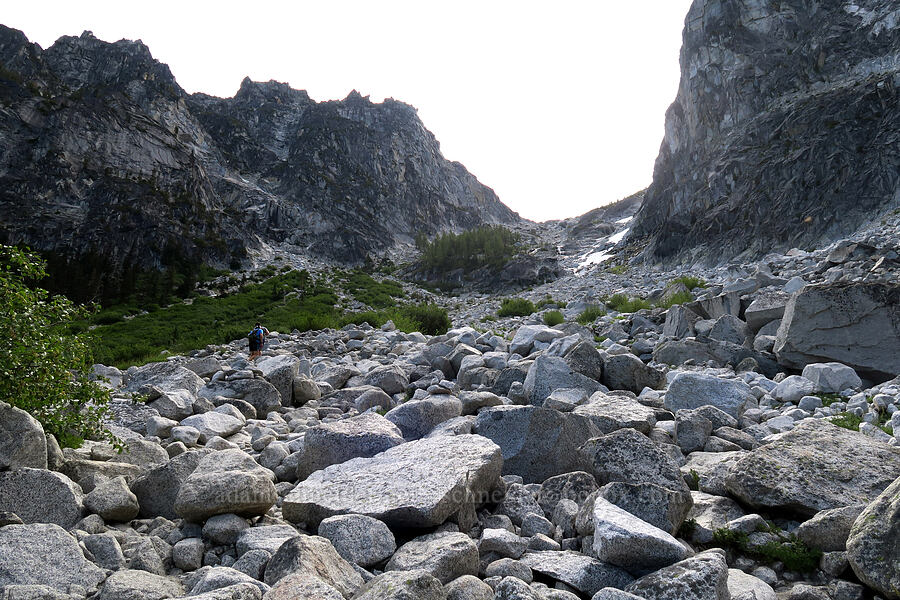 Aasgard Pass [below Aasgard Pass, Alpine Lakes Wilderness, Chelan County, Washington]