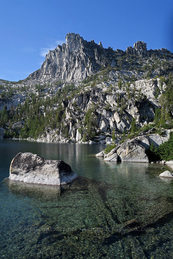 Prusik Peak & Lake Viviane [Snow Lakes Trail, Alpine Lakes Wilderness, Chelan County, Washington]