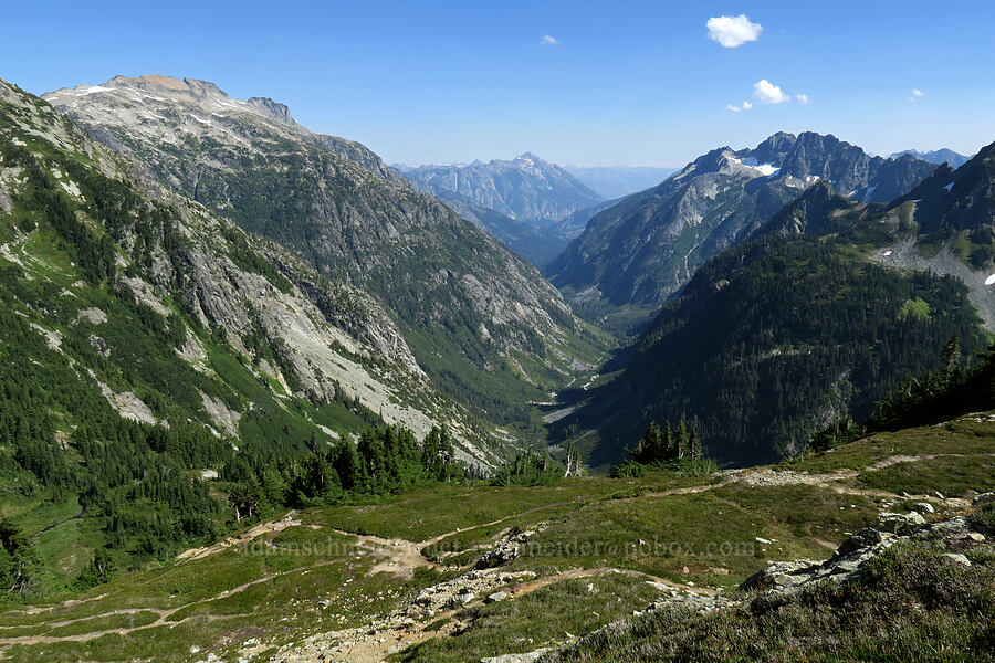 Upper Stehekin Valley [Sahale Arm Trail, North Cascades National Park, Chelan County, Washington]