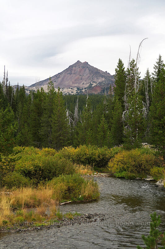 Broken Top & Fall Creek [Green Lakes Trailhead, Deschutes National Forest, Deschutes County, Oregon]
